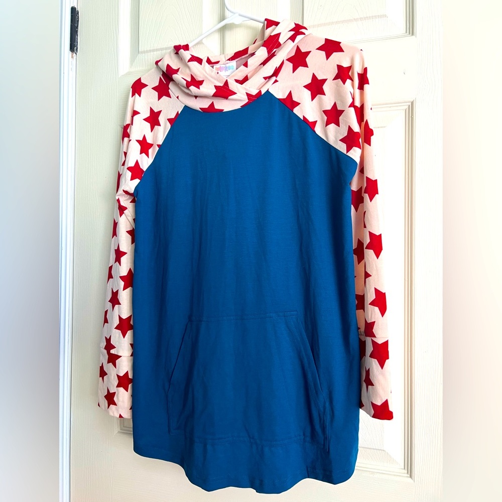 LuLaRoe patriotic Amber hoodie